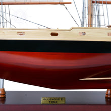 Load image into Gallery viewer, Old Modern Handicrafts Bluenose II Medium Boat Model - Made from High-Grade Wood - 38L x 6.5W x 33H Inches