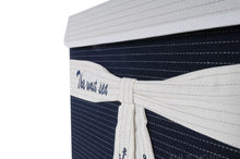 Load image into Gallery viewer, Anne Home Large Storage Bin with Lid for Children Storage - Large Fabric Basket for Quilts, Blankets & Other Large Items - Large Blanket Storage Box with Lid - 15.8L x 11.8W x 19.7H Inches