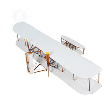 Load image into Gallery viewer, Old Modern Handicrafts 1903 Wright Brother Flyer Model Scale 1:10 - Plane Model - Museum Quality Wooden Plane Model for Home & Office - 47.5" L x 24.5" W x 10.25" H Inches