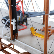Load image into Gallery viewer, Old Modern Handicrafts 1903 Wright Brother Flyer Model Scale 1:10 - Plane Model - Museum Quality Wooden Plane Model for Home & Office - 47.5" L x 24.5" W x 10.25" H Inches
