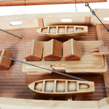 Load image into Gallery viewer, Old Modern Handicrafts Bluenose II Medium Boat Model - Made from High-Grade Wood - 38L x 6.5W x 33H Inches