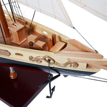 Load image into Gallery viewer, Old Modern Handicrafts Bluenose II Medium Boat Model - Made from High-Grade Wood - 38L x 6.5W x 33H Inches