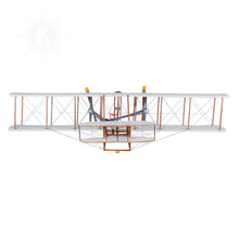 Load image into Gallery viewer, Old Modern Handicrafts 1903 Wright Brother Flyer Model Scale 1:10 - Plane Model - Museum Quality Wooden Plane Model for Home & Office - 47.5" L x 24.5" W x 10.25" H Inches