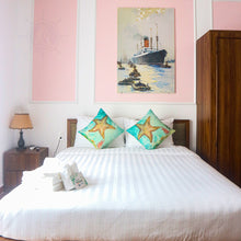 Load image into Gallery viewer, The Cunard Liner Carpathia Outward Bound from Liverpool in the Moonlight - Canvas Print