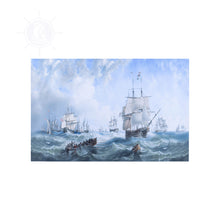 Load image into Gallery viewer, The Channel fleet in heavy weather - Canvas Print