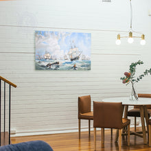 Load image into Gallery viewer, The Channel fleet in heavy weather - Canvas Print