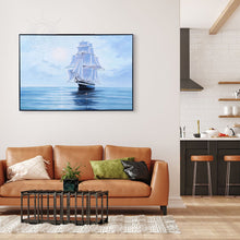 Load image into Gallery viewer, Moonlight's Reflection - Canvas Painting