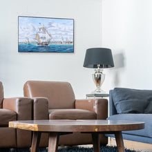 Load image into Gallery viewer, Whaler 'Lexington' Leaving Nantucket - Canvas Painting