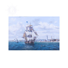 Load image into Gallery viewer, Whaler 'Lexington' Leaving Nantucket - Canvas Print