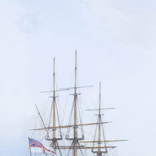 Load image into Gallery viewer, H.M.S. Victory in Portsmouth Harbour - Canvas Print