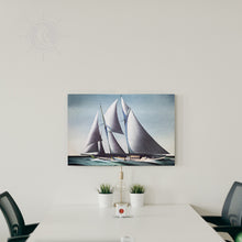 Load image into Gallery viewer, Pair of Yacht Paintings - Canvas Print