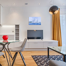 Load image into Gallery viewer, Sailing Yachts Mariquita and Tuiga off the Coast of Cannes - Canvas Print