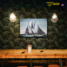 Load image into Gallery viewer, Pair of Yacht Paintings - Canvas Print