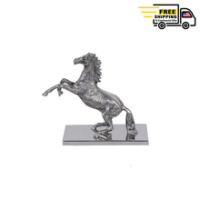 Load image into Gallery viewer, HORSE STATUE WITH BASE | Nautical decor | Vintage arts and crafts for decoration
