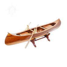 Load image into Gallery viewer, INDIAN GIRL CANOE MODEL BOAT | Museum-quality | Fully Assembled Wooden Model boats