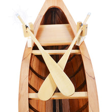 Load image into Gallery viewer, INDIAN GIRL CANOE MODEL BOAT | Museum-quality | Fully Assembled Wooden Model boats