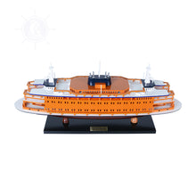 Load image into Gallery viewer, STATEN ISLAND FERRY CRUISE SHIP MODEL | Museum-quality Cruiser| Fully Assembled Wooden Model Ship