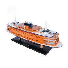Load image into Gallery viewer, STATEN ISLAND FERRY CRUISE SHIP MODEL | Museum-quality Cruiser| Fully Assembled Wooden Model Ship