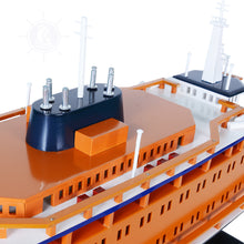 Load image into Gallery viewer, STATEN ISLAND FERRY CRUISE SHIP MODEL | Museum-quality Cruiser| Fully Assembled Wooden Model Ship