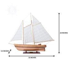Load image into Gallery viewer, AMERICA Model Yacht | Museum-quality | Partially Assembled Wooden Ship Model