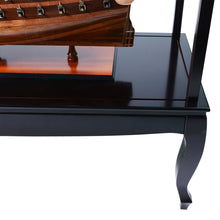 Load image into Gallery viewer, DISPLAY CASE FOR XL SHIP NO GLASS | HIGH QUALITY| Handcrafted Wooden Display Case for Model Ships