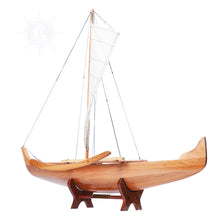 Load image into Gallery viewer, HAWAIIAN CANOE MODEL BOAT | Museum-quality | Fully Assembled Wooden Model boats