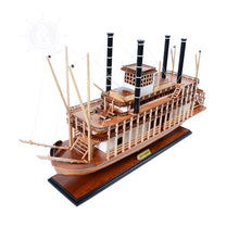 Load image into Gallery viewer, KING MISSISSIPI MODEL BOAT | Museum-quality | Fully Assembled Wooden Model boats