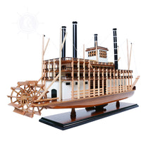 Load image into Gallery viewer, KING MISSISSIPI MODEL BOAT | Museum-quality | Fully Assembled Wooden Model boats