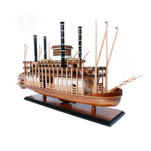 Load image into Gallery viewer, KING MISSISSIPI MODEL BOAT | Museum-quality | Fully Assembled Wooden Model boats
