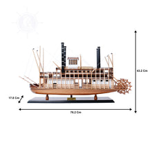 Load image into Gallery viewer, KING MISSISSIPI MODEL BOAT | Museum-quality | Fully Assembled Wooden Model boats