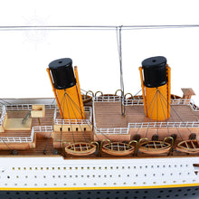 Load image into Gallery viewer, TITANIC CRUISE SHIP MODEL WITH LIGHTS | Museum-quality Cruiser| Fully Assembled Wooden Model Ship