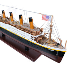 Load image into Gallery viewer, TITANIC CRUISE SHIP MODEL WITH LIGHTS | Museum-quality Cruiser| Fully Assembled Wooden Model Ship