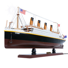 Load image into Gallery viewer, TITANIC CRUISE SHIP MODEL WITH LIGHTS | Museum-quality Cruiser| Fully Assembled Wooden Model Ship