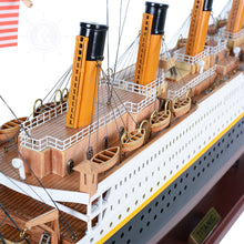 Load image into Gallery viewer, TITANIC CRUISE SHIP MODEL WITH LIGHTS | Museum-quality Cruiser| Fully Assembled Wooden Model Ship