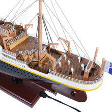 Load image into Gallery viewer, TITANIC CRUISE SHIP MODEL WITH LIGHTS | Museum-quality Cruiser| Fully Assembled Wooden Model Ship