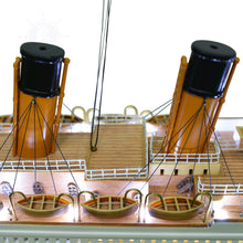 Load image into Gallery viewer, TITANIC CRUISE SHIP MODEL WITH LIGHTS | Museum-quality Cruiser| Fully Assembled Wooden Model Ship