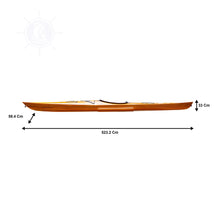 Load image into Gallery viewer, MIRAMICHI KAYAK WITH ARROWS 17' | Wooden Kayak