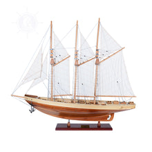 Load image into Gallery viewer, ATLANTIC YACHT Model Yacht | Museum-quality | Partially Assembled Wooden Ship Model