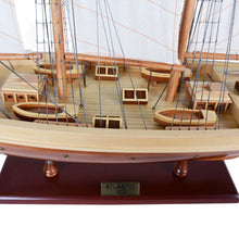 Load image into Gallery viewer, ATLANTIC YACHT Model Yacht | Museum-quality | Partially Assembled Wooden Ship Model