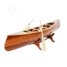Load image into Gallery viewer, PETERBOROUGH CANOE MODEL BOAT | Museum-quality | Fully Assembled Wooden Model boats