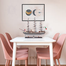 Load image into Gallery viewer, AMERIGO VESPUCCI MODEL SHIP PAINTED | Museum-quality | Fully Assembled Wooden Ship Models