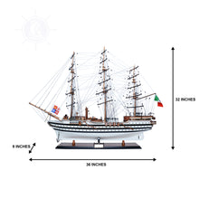 Load image into Gallery viewer, AMERIGO VESPUCCI MODEL SHIP PAINTED | Museum-quality | Fully Assembled Wooden Ship Models