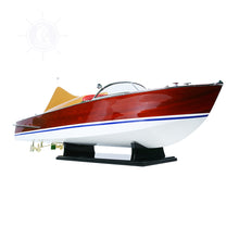Load image into Gallery viewer, CHRIS CRAFT COBRA MODEL BOAT PAINTED | Museum-quality | Fully Assembled Wooden Model boats
