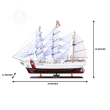 Load image into Gallery viewer, US. COAST GUARD EAGLE MODEL SHIP | Museum-quality | Fully Assembled Wooden Ship Models