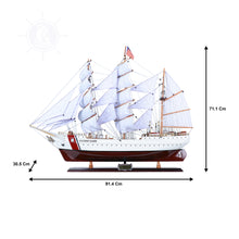 Load image into Gallery viewer, US. COAST GUARD EAGLE MODEL SHIP | Museum-quality | Fully Assembled Wooden Ship Models