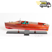 Load image into Gallery viewer, CHRIS CRAFT RUNABOUT MODEL BOAT PAINTED | Museum-quality | Fully Assembled Wooden Model boats