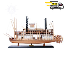 Load image into Gallery viewer, KING MISSISSIPI MODEL BOAT | Museum-quality | Fully Assembled Wooden Model boats