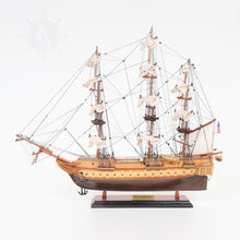 Load image into Gallery viewer, USS CONSTITUTION MODEL SHIP SMALL WITH DISPLAY CASE | Museum-quality | Fully Assembled Wooden Ship Models