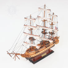 Load image into Gallery viewer, USS CONSTITUTION MODEL SHIP SMALL WITH DISPLAY CASE | Museum-quality | Fully Assembled Wooden Ship Models