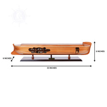 Load image into Gallery viewer, NOAH MODEL BOAT OPEN HULL | Museum-quality | Fully Assembled Wooden Model boats